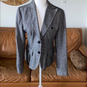 Soya Herringbone Jacket w/Elbow Patches